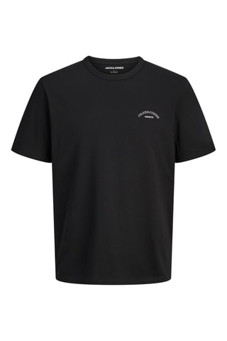 T-shirt regular en coton biologique - Noir