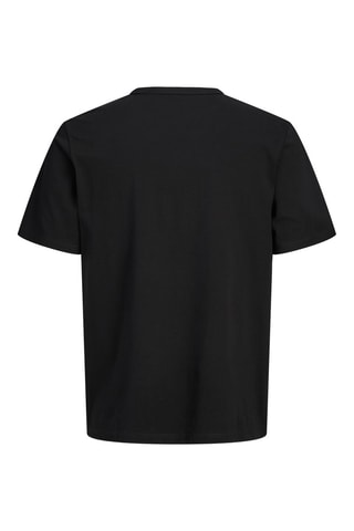T-shirt regular en coton biologique - Noir
