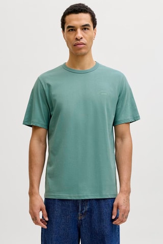 T-shirt regular en coton biologique - Bleu clair