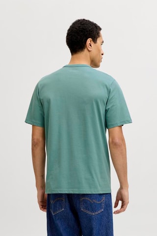 T-shirt regular en coton biologique - Bleu clair
