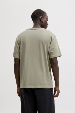 T-shirt relaxed en coton biologique - Kaki