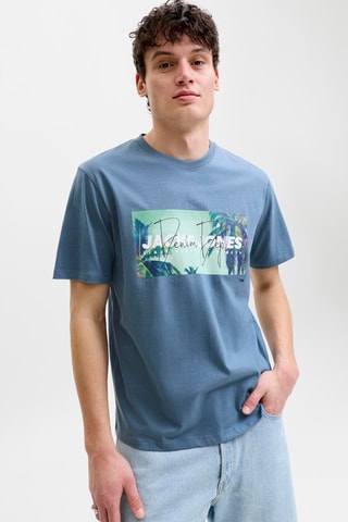 T-shirt regular - Bleu cobalt