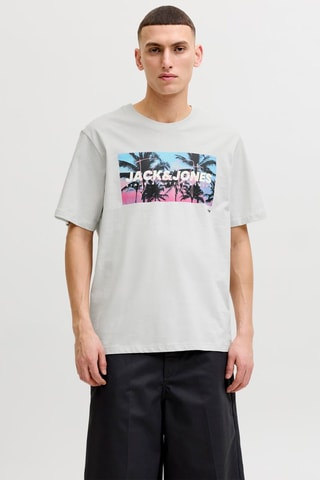 T-shirt regular - Gris clair