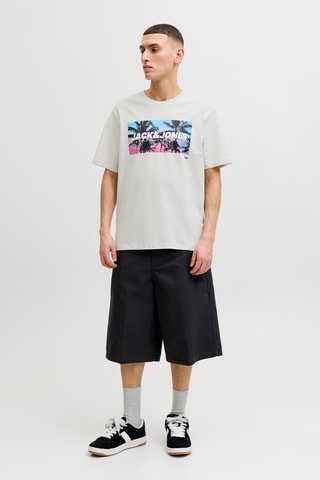 T-shirt regular - Gris clair