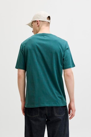 T-shirt relaxed - Bleu canard