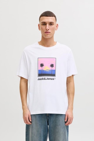 T-shirt relaxed - Blanc