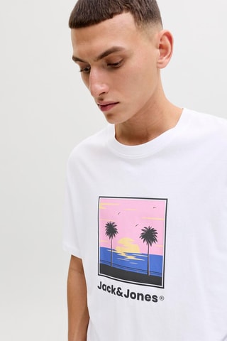 T-shirt relaxed - Blanc