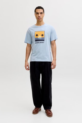 T-shirt relaxed - Ciel