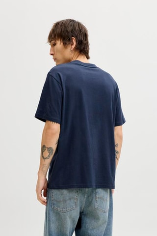 T-shirt relaxed - Bleu marine