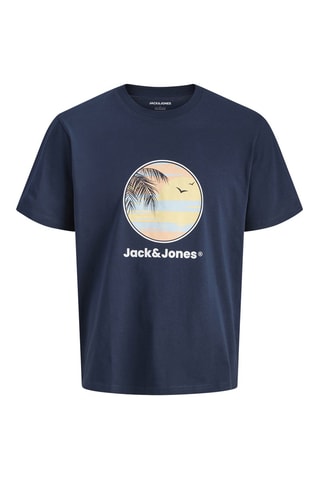 T-shirt relaxed - Bleu marine