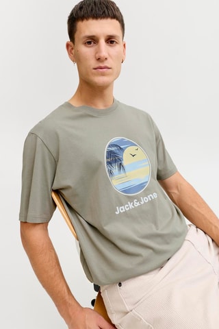 T-shirt relaxed - Kaki