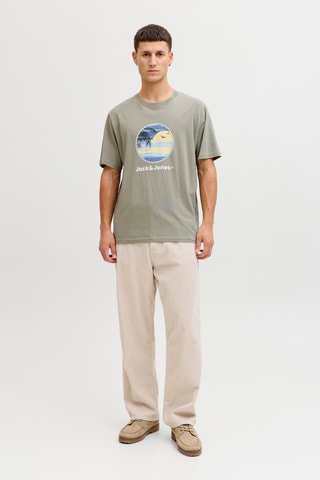T-shirt relaxed - Kaki
