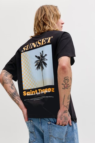 T-shirt relaxed - Noir