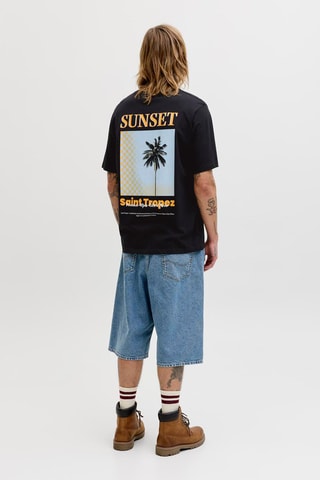 T-shirt relaxed - Noir