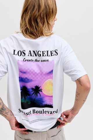 T-shirt relaxed - Blanc