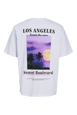 T-shirt relaxed - Blanc