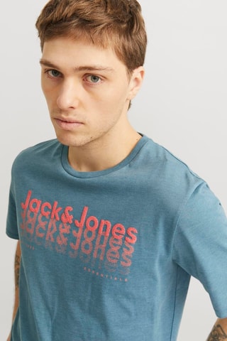 T-shirt regular - Bleu-vert