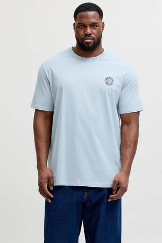 T-shirt en coton biologique - Bleu