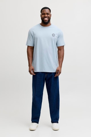 T-shirt en coton biologique - Bleu