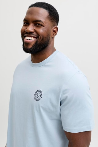T-shirt en coton biologique - Bleu
