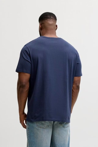 T-shirt en coton biologique - Bleu marine