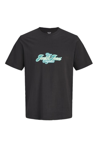 T-shirt regular en coton biologique - Noir