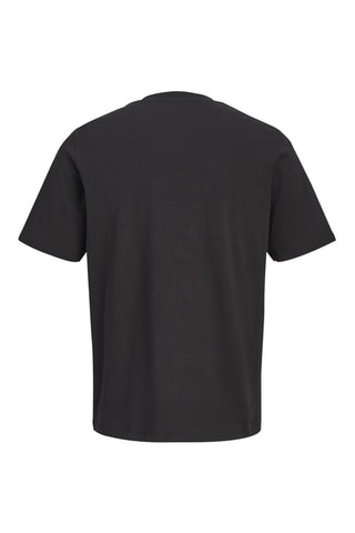 T-shirt regular en coton biologique - Noir