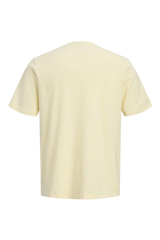 T-shirt regular en coton biologique - Jaune