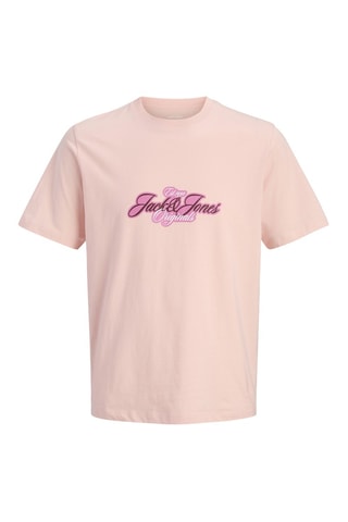 T-shirt regular en coton biologique - Rose