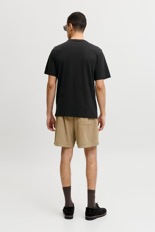 T-shirt regular en coton biologique - Noir