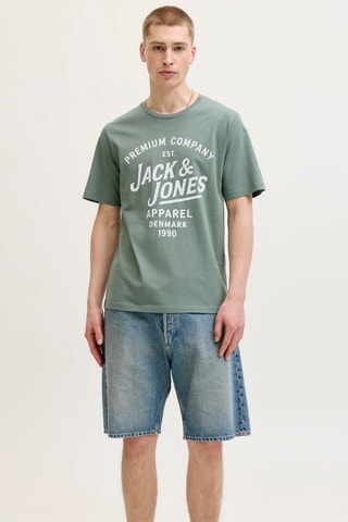 T-shirt regular en coton biologique - Vert