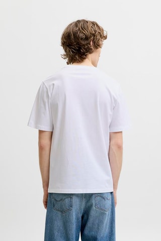 T-shirt regular en coton biologique - Blanc