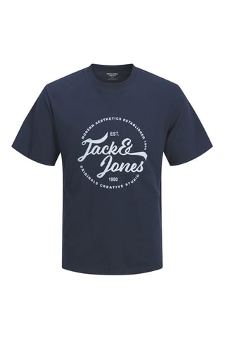 T-shirt relaxed - Bleu marine