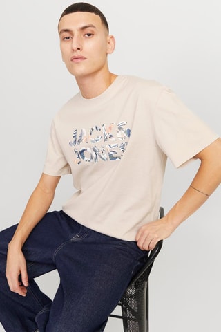 T-shirt regular - Beige clair