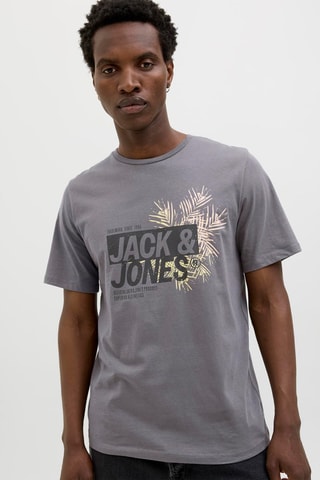 T-shirt regular - Gris foncé