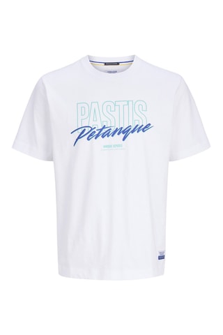 T-shirt regular en coton biologique - Ciel