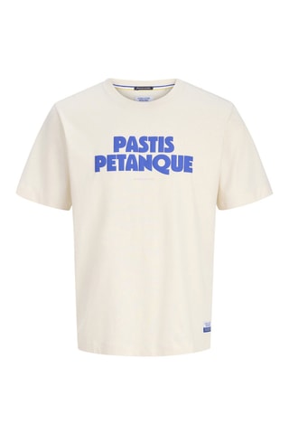 T-shirt regular en coton biologique - Ecru