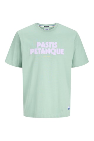 T-shirt regular en coton biologique - Vert d’eau