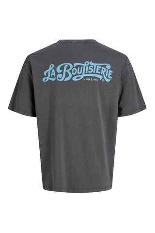 T-shirt relaxed en coton biologique - Gris foncé