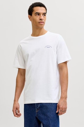 T-shirt regular en coton biologique - Blanc
