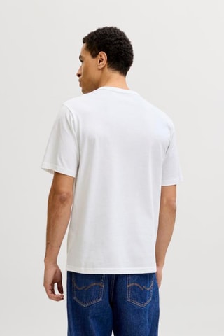 T-shirt regular en coton biologique - Blanc