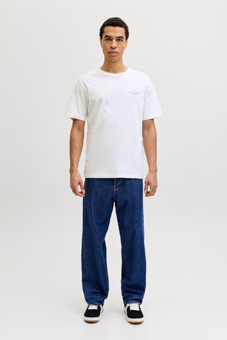 T-shirt regular en coton biologique - Blanc