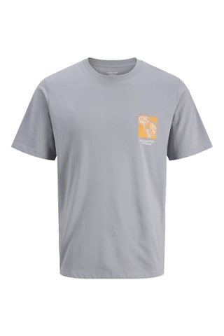 T-shirt regular en coton biologique - Gris