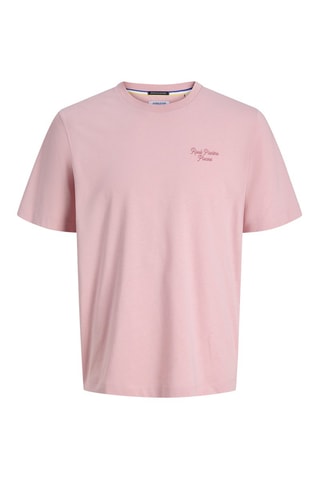 T-shirt regular en coton biologique - Mauve