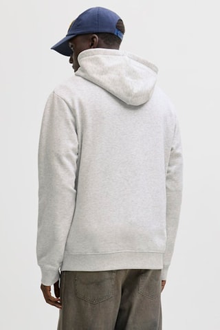 Sweat relaxed en coton biologique - Gris clair chiné
