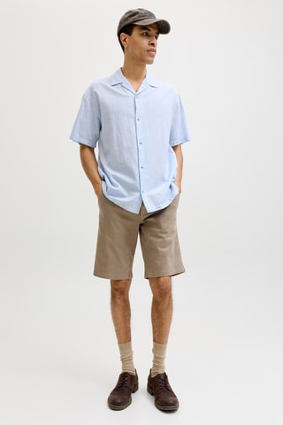 Short regular en coton biologique - Beige