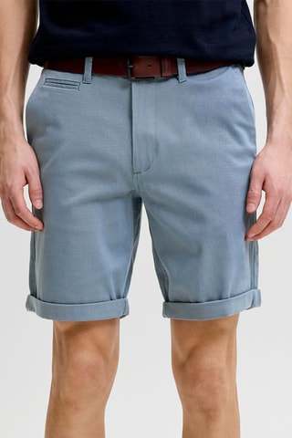 Short regular en coton biologique - Bleu cobalt
