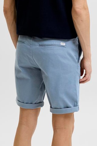 Short regular en coton biologique - Bleu cobalt