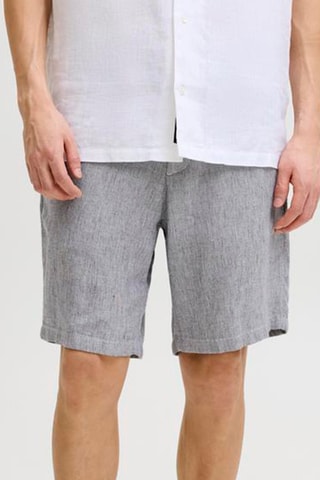 Short tapered en lin - Indigo