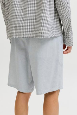 Short tapered en lin - Ciel